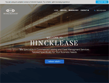 Tablet Screenshot of hincklease.com